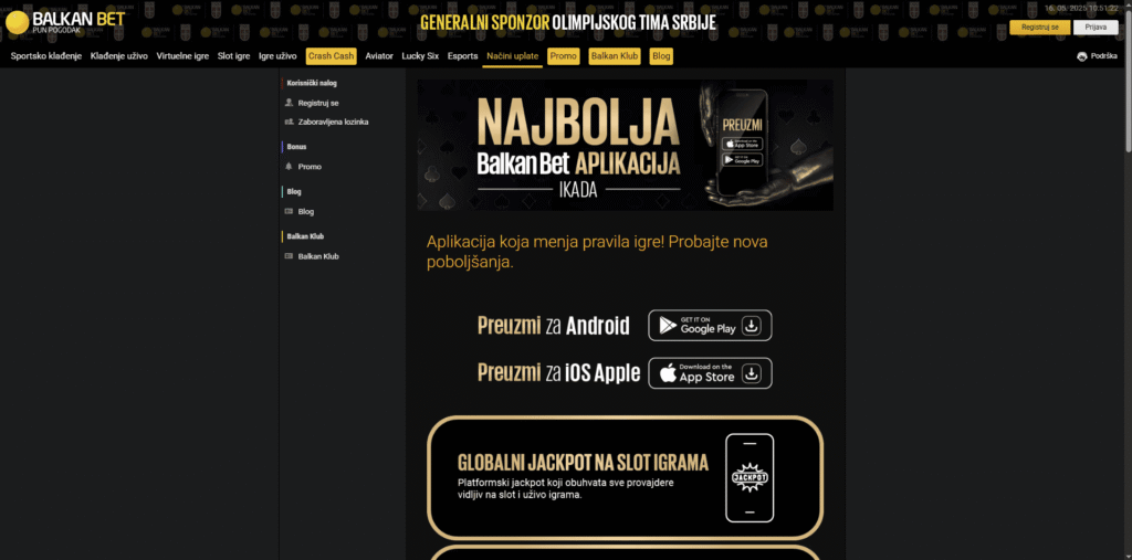 balkan bet aplikacija