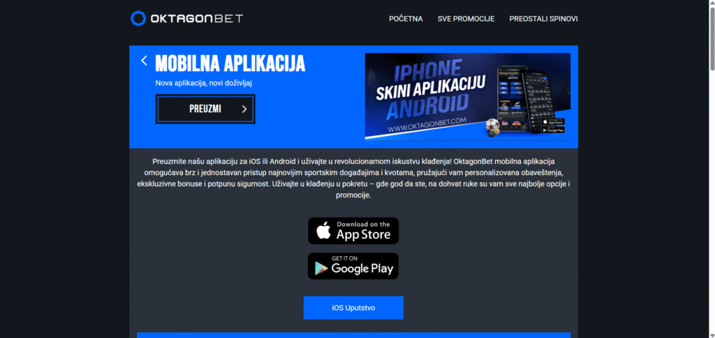 oktagon bet aplikacija
