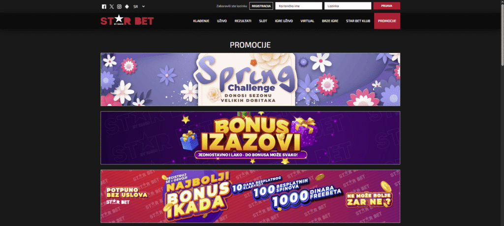 star bet promocije